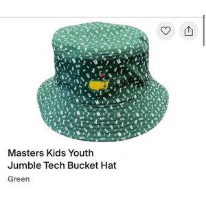 The Masters - Kids Youth Jumble Tech Bucker Hat